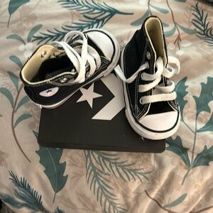 Black size 3 toddler converse